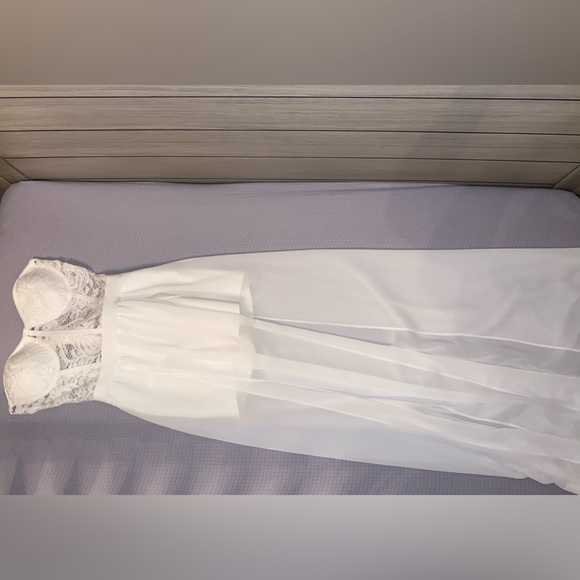 Rosedress ❤︎︎ Maxi Romper Dress in White - Size S - Picture 3 of 5